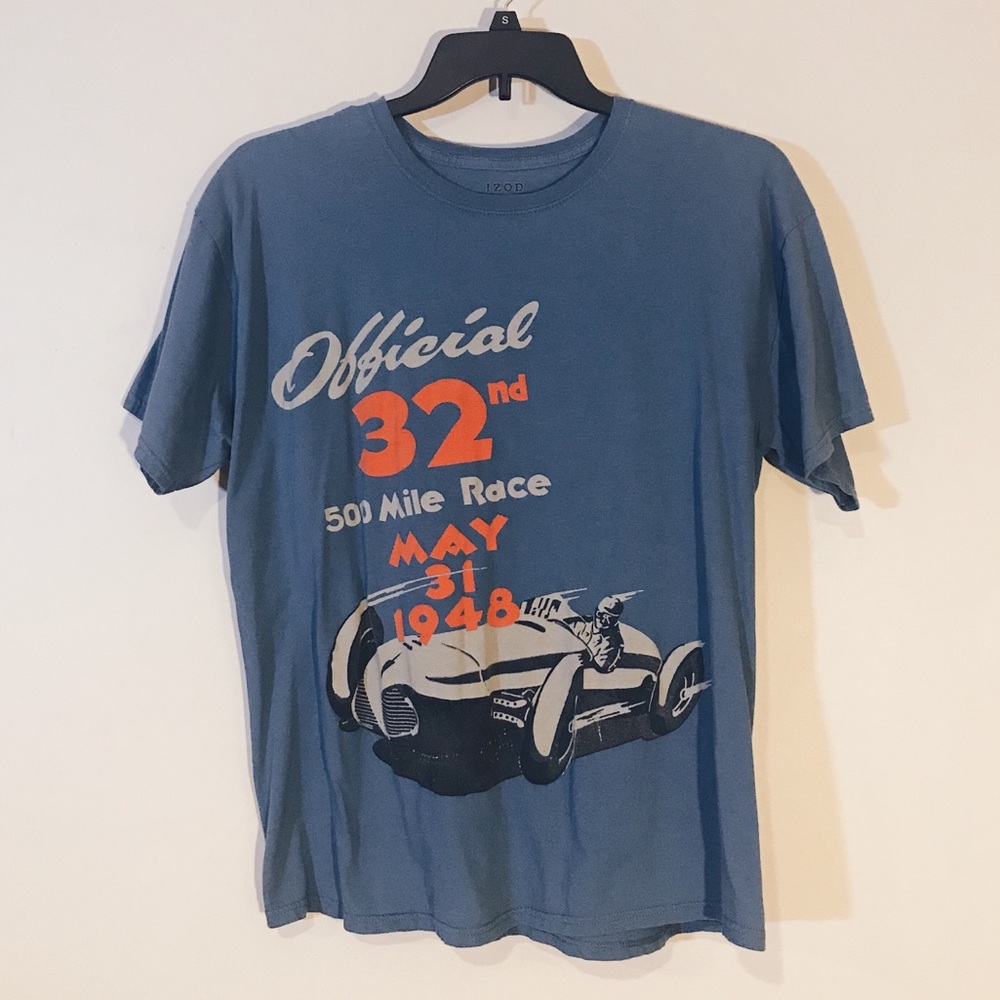 Vintage Indy 500 Race Blue Tee